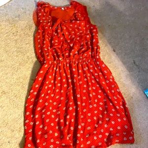 Size small rust colored dress